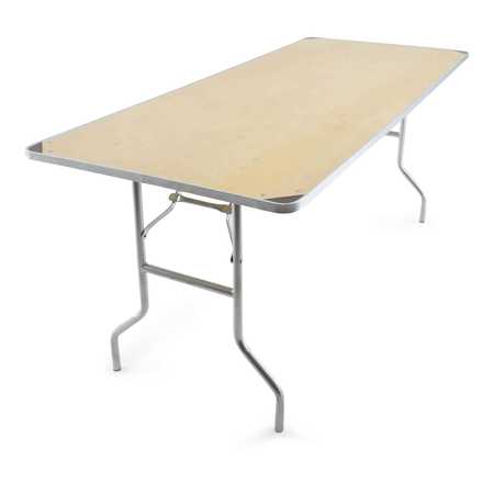 Atlas Commercial Products TitanPRO™ Heavy Duty Birchwood Folding Banquet Table, 6 Ft. x 30" HD5-3072